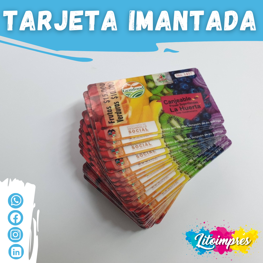 Tarjeta imantada