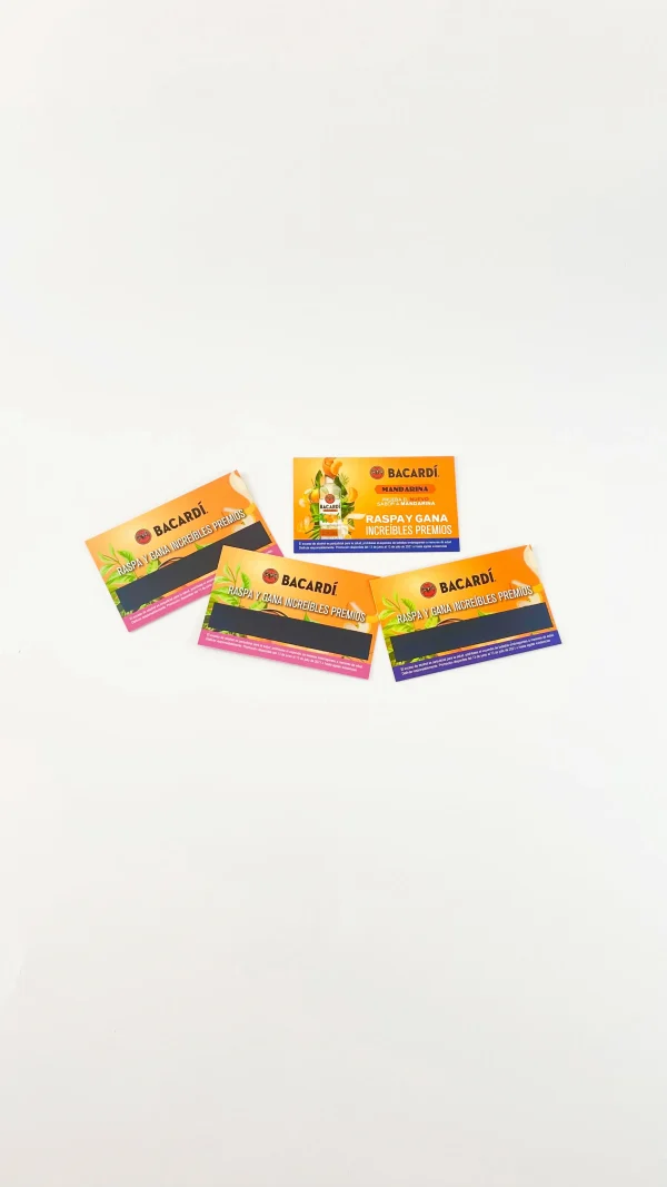 Tarjetas Raspe y Gane
