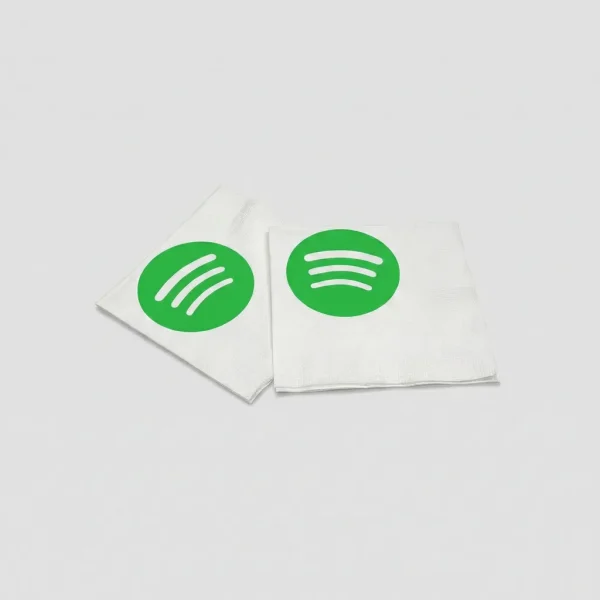 Servilleta_spotify Servilletas Personalizadas para Eventos