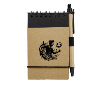 Libreta Ecológica con Bolígrafo - Negro Libreta Ecológica con Bolígrafo - Negro