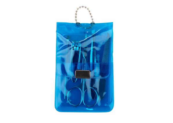 Set de Manicure Neón - Azul Claro