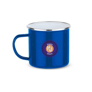 Taza Esmaltada Galaxy 400 ml / 13 Oz - Azul Rey