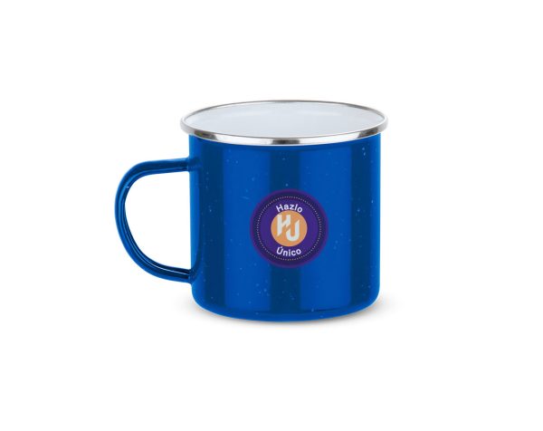Taza Esmaltada Galaxy 400 ml / 13 Oz - Azul Rey