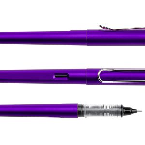 Bolígrafo Roller Santorini Metalizado - Morado
