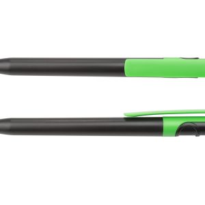 Bolígrafo Siena Negro - Verde Limón