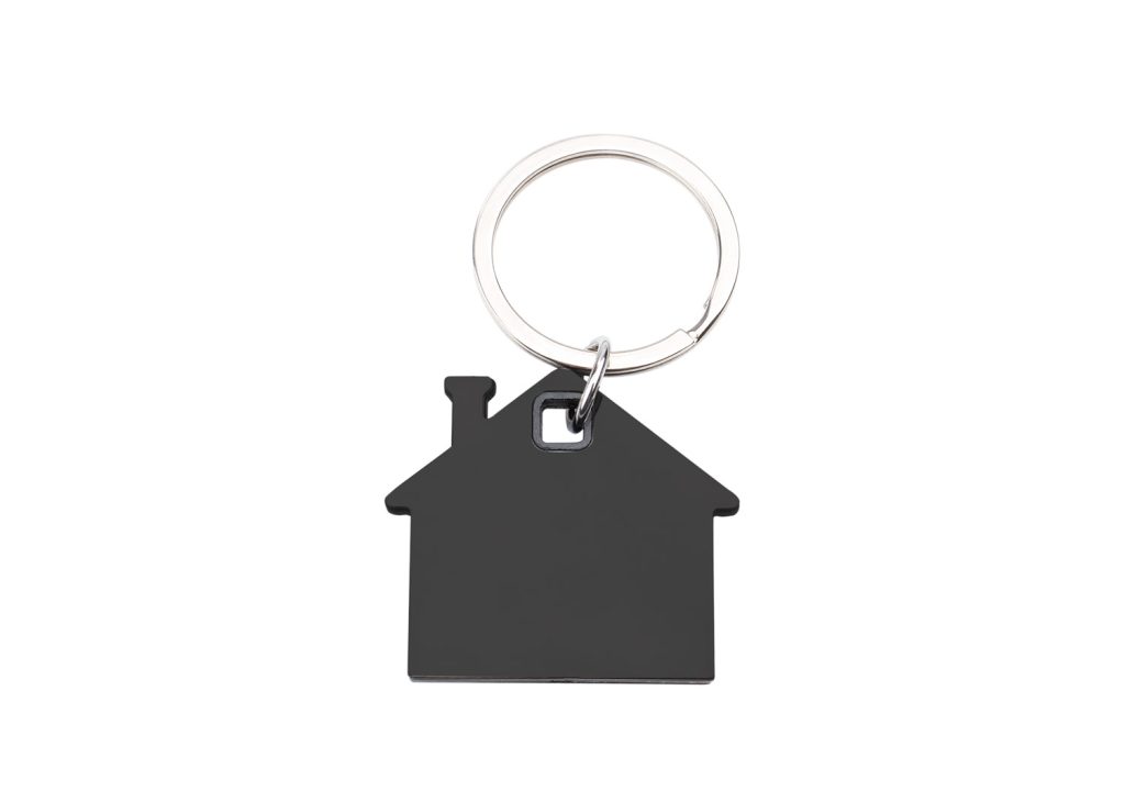 Llavero metálico Home - Negro