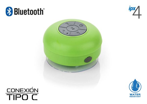 Altavoz Bluetooth Aqua - Verde Limón Altavoz Bluetooth Aqua - Verde Limón