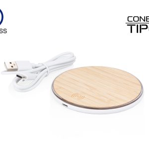 Cargador Wireless Bambú - Natural