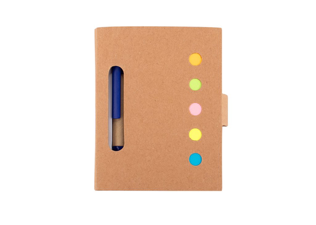 Mini Libreta Vivaldi con Bolígrafo - Natural Azul Rey