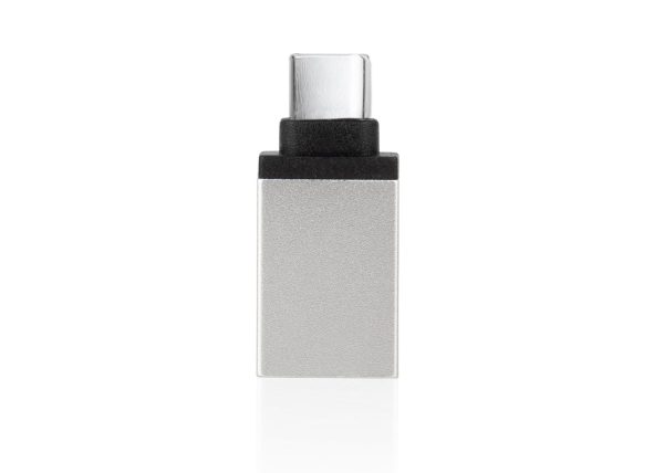 Adaptador USB-Tipo-C Bee - Plateado Adaptador USB-Tipo-C Bee - Plateado