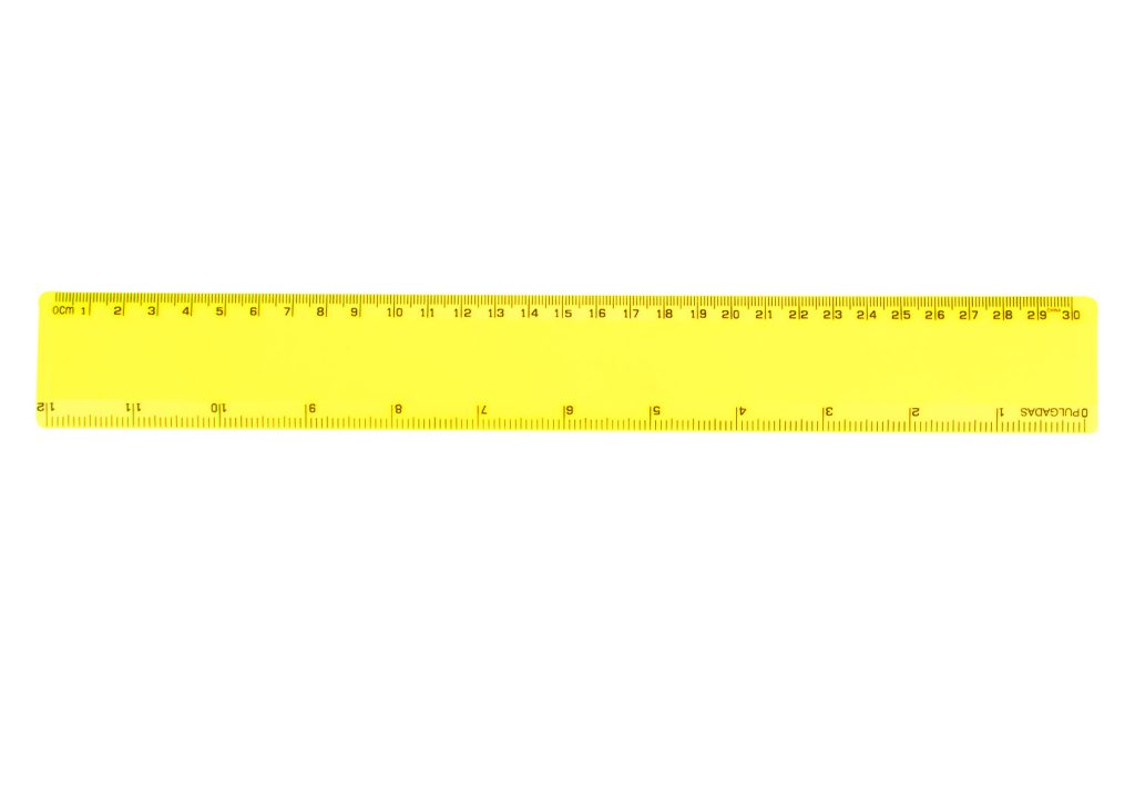Regla Plastica Maxwell - Amarillo
