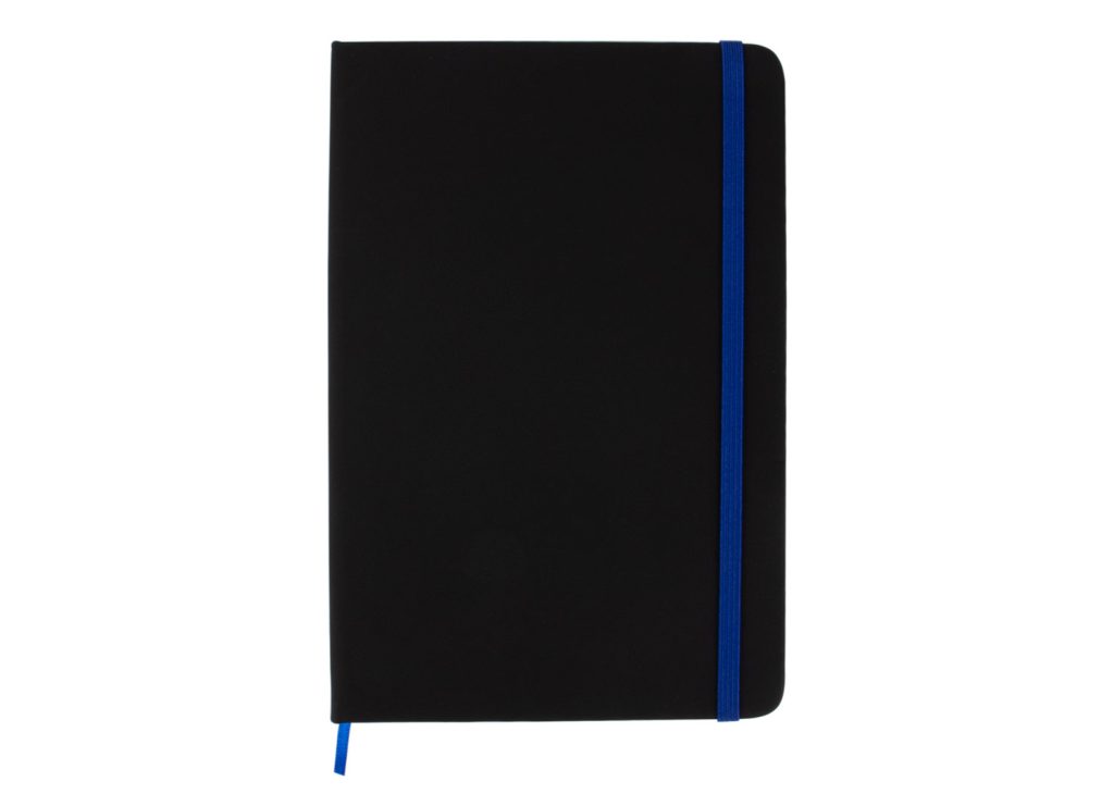 Libreta Ejecutiva Negra - Azul Rey