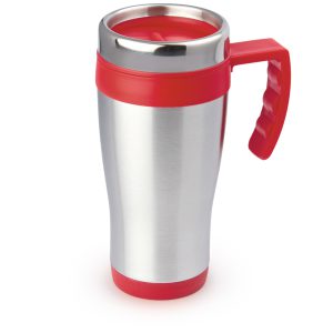 Mug en Acero Spike 400 ml / 13 Oz - Rojo