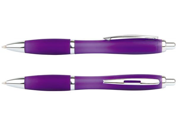 Bolígrafo Manchester Satinado - Morado Bolígrafo Manchester Satinado - Morado
