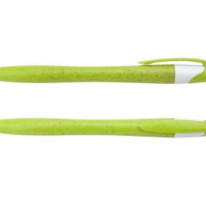 Bolígrafo Deli Paja de Trigo - Verde Limón