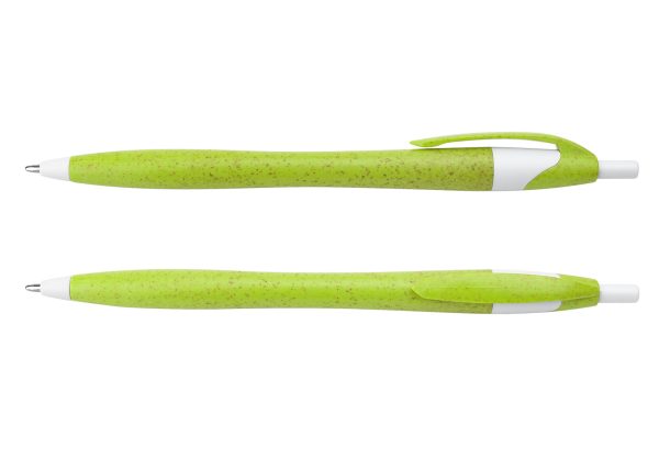Bolígrafo Deli Paja de Trigo - Verde Limón