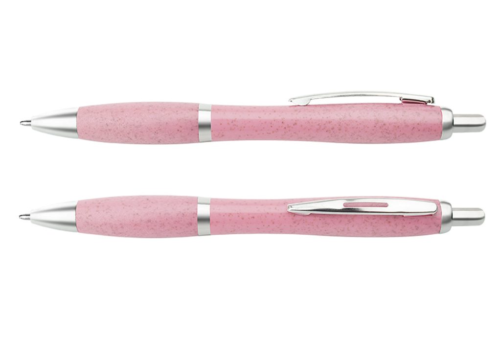Bolígrafo Manchester Paja de Trigo - Rosado