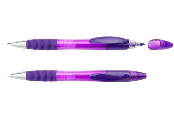 Bolígrafo Resaltador Grecia - Morado Bolígrafo Resaltador Grecia - Morado