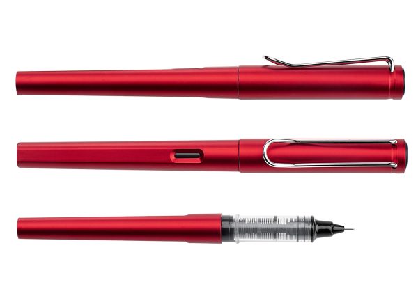 Bolígrafo Roller Santorini Metalizado - Rojo Bolígrafo Roller Santorini Metalizado - Rojo