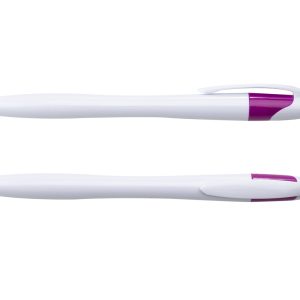 Bolígrafo Deli Blanco - Morado Bolígrafo Deli Blanco - Morado