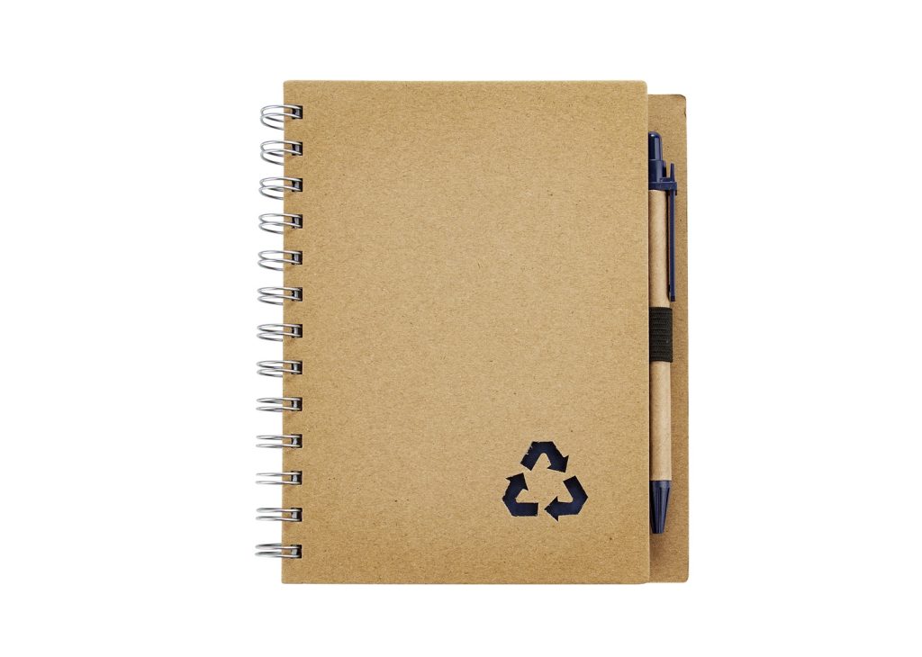 Cuaderno con Bolígrafo - Azul Oscuro