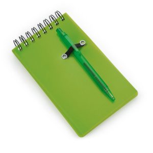 Libreta Slim con Bolígrafo - Verde Oscuro