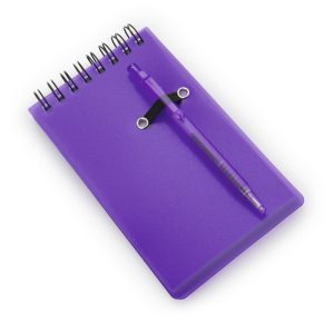 Libreta Slim con Bolígrafo - Morado Libreta Slim con Bolígrafo - Morado