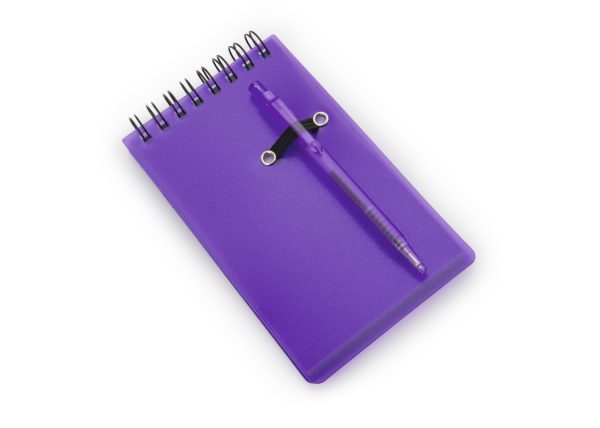 Libreta Slim con Bolígrafo - Morado Libreta Slim con Bolígrafo - Morado