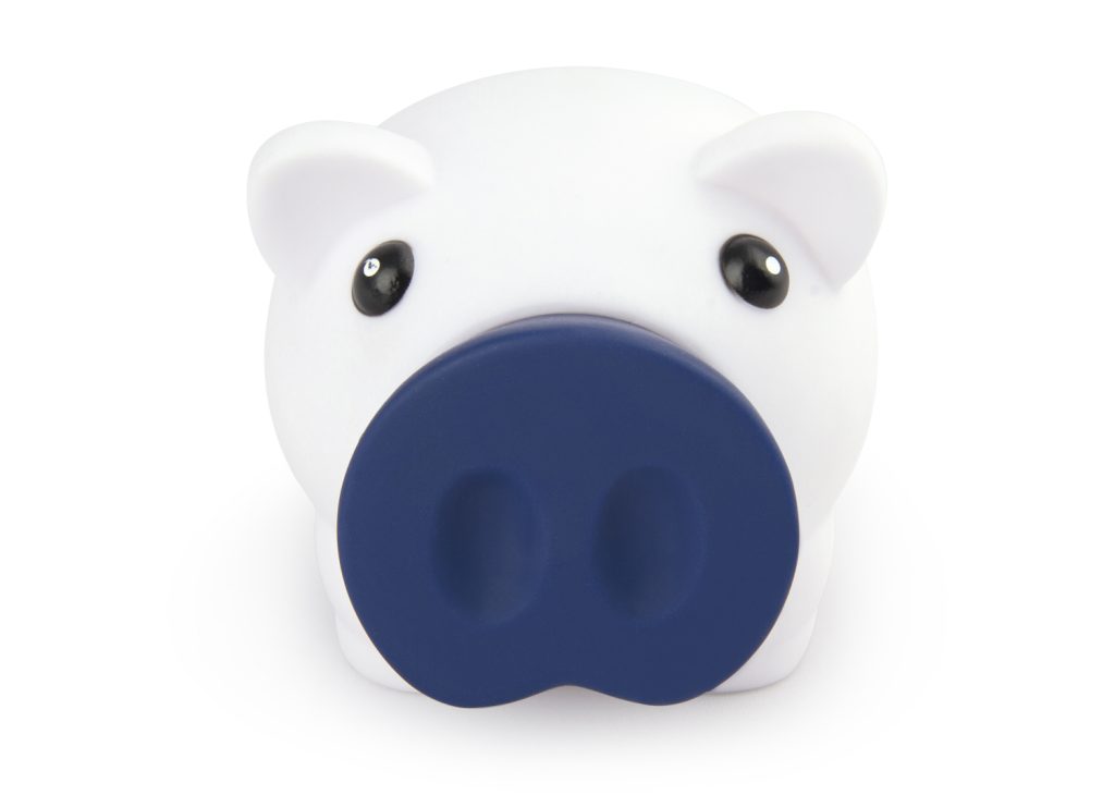 Alcancía Piggy White - Azul Oscuro