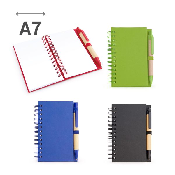 Cuaderno Ecológico Doble "O" con Bolígrafo Cuaderno Ecológico Doble "O" con Bolígrafo