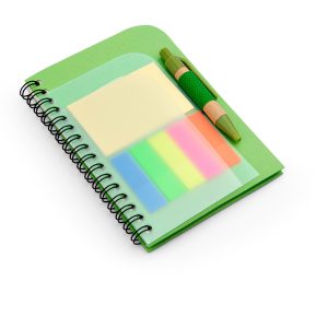 Libreta Elemental con Bolígrafo - Verde Limón Libreta Elemental con Bolígrafo - Verde Limón