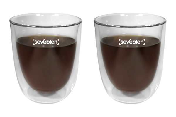 Set de vasos de vidrio "Double" Set de vasos de vidrio "Double"