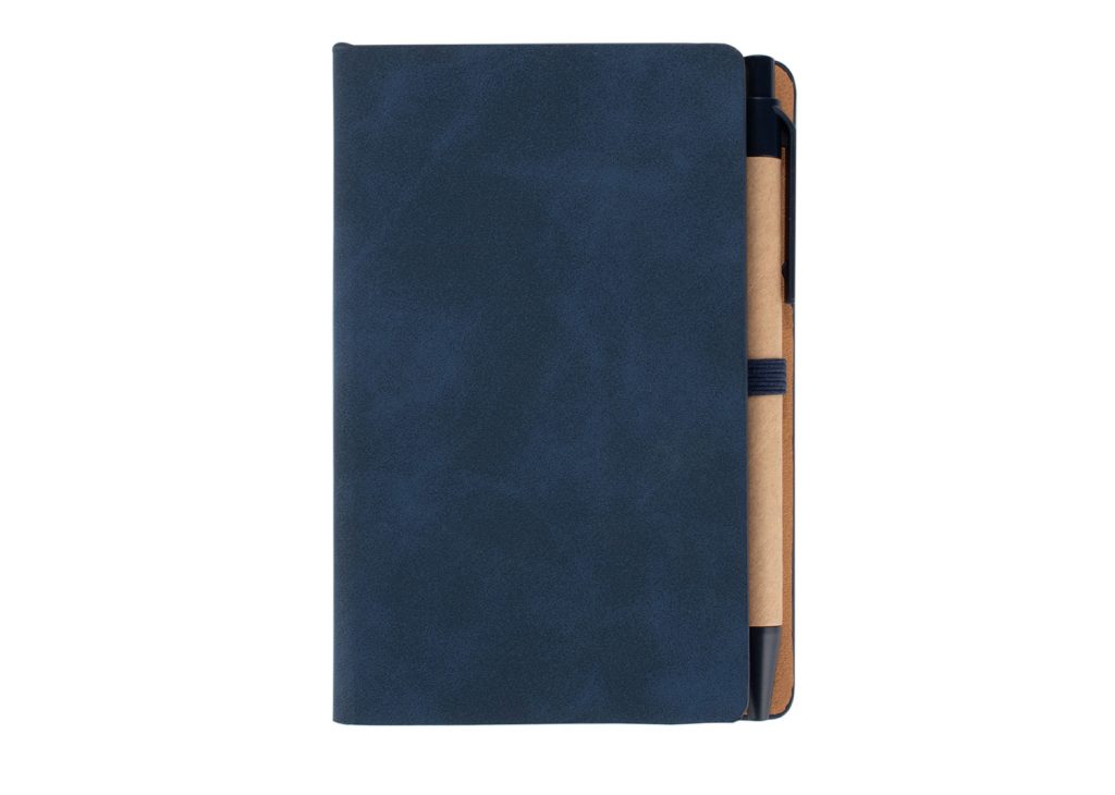 Libreta Hawking con Bolígrafo - Azul Oscuro
