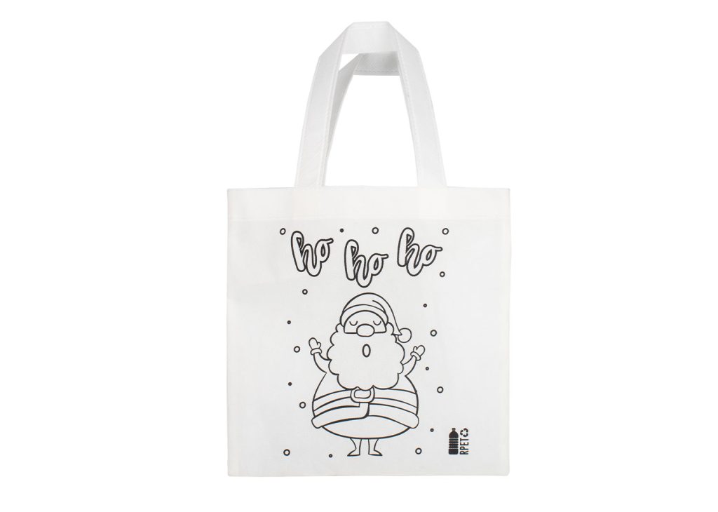 Bolsa para colorear Santa