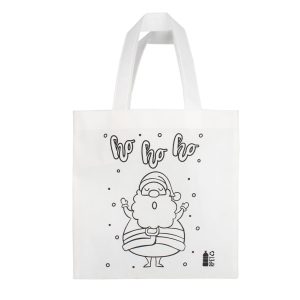 Bolsa para colorear Santa
