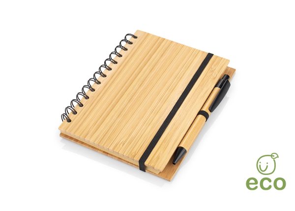 Libreta Bambú Modern con Bolígrafo Libreta Bambú Modern con Bolígrafo